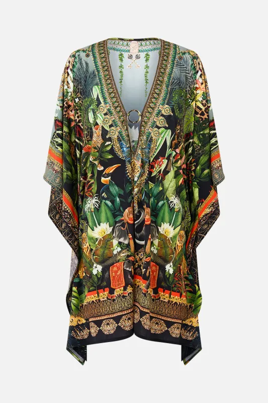 SHORT KAFTAN WITH TRIM READY FOR MY WELCOME DRINK sold by Camilla