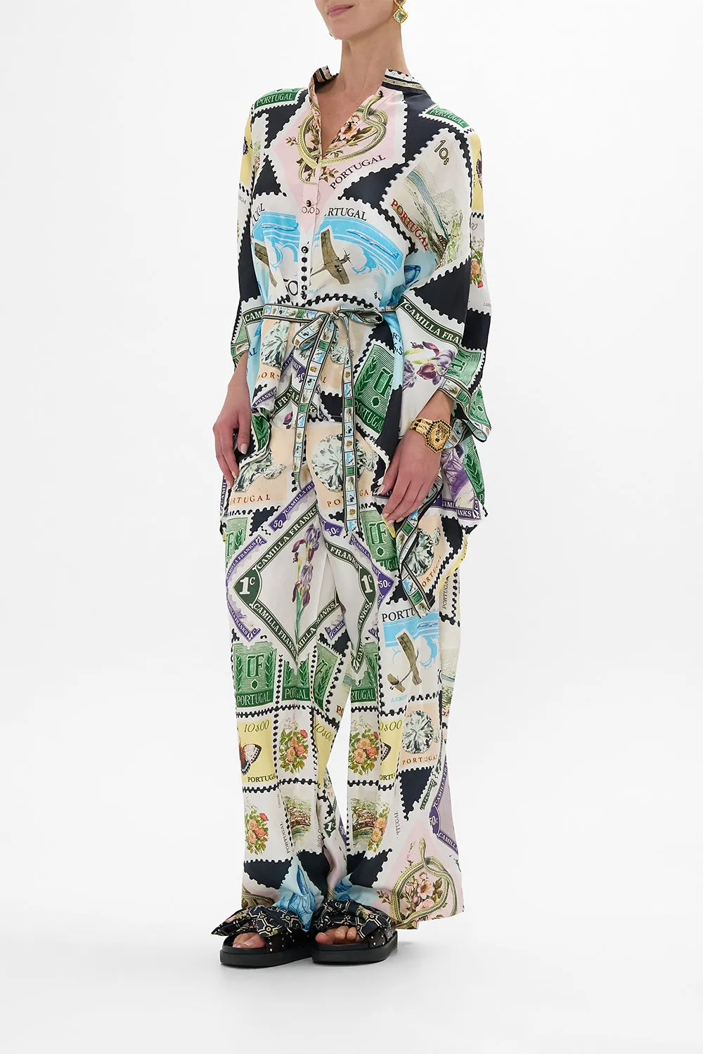 BUTTON THROUGH SCARF BLOUSE MY PORTO PEN PAL sold by Camilla product image thumbnail 4