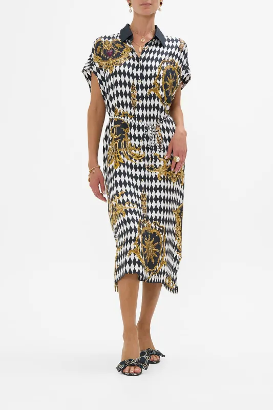 SLEEVELESS SHIRTDRESS MONARCHY MANIA sold by Camilla