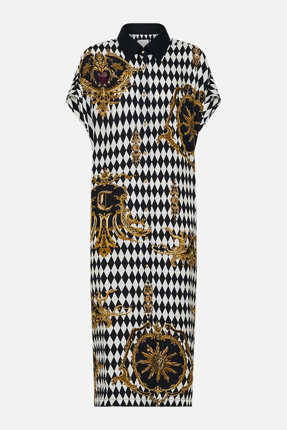 SLEEVELESS SHIRTDRESS MONARCHY MANIA sold by Camilla product image thumbnail 3