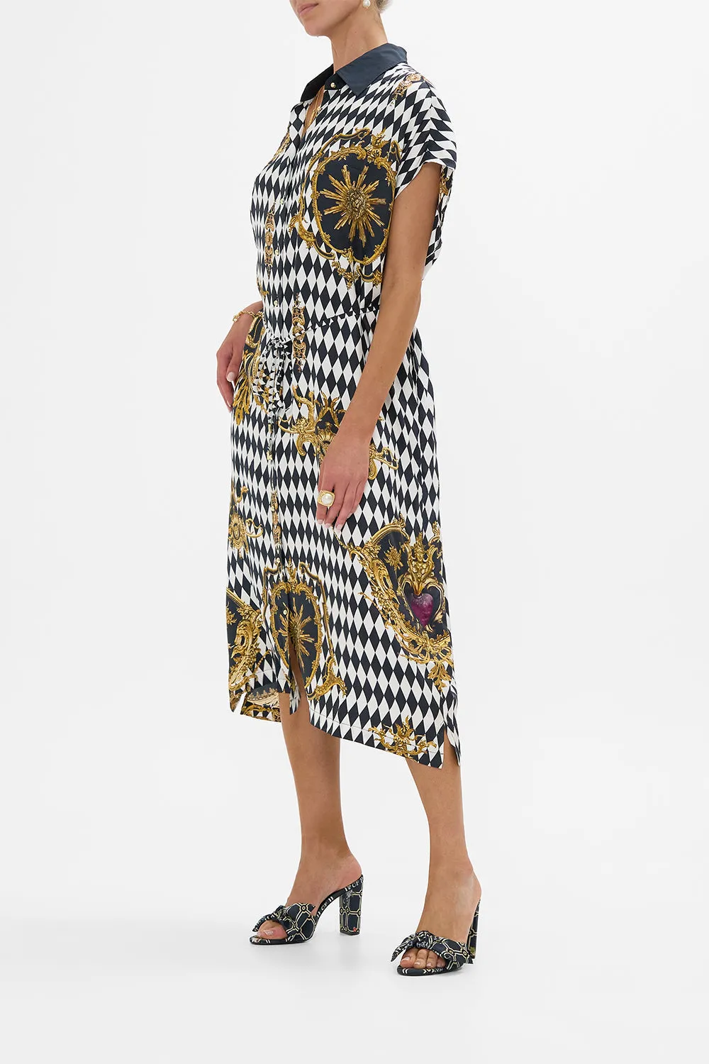 SLEEVELESS SHIRTDRESS MONARCHY MANIA sold by Camilla product image thumbnail 4