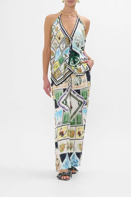 KNOTTED SCARF TOP MY PORTO PEN PAL sold by Camilla