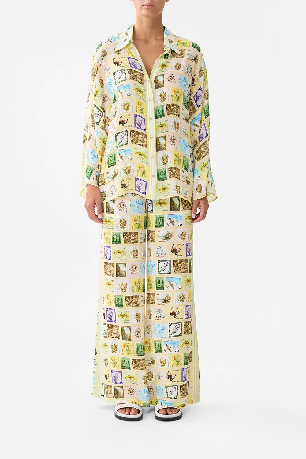 WIDE SLEEVE BLOUSE WITH LOVE FROM LISBON sold by Camilla