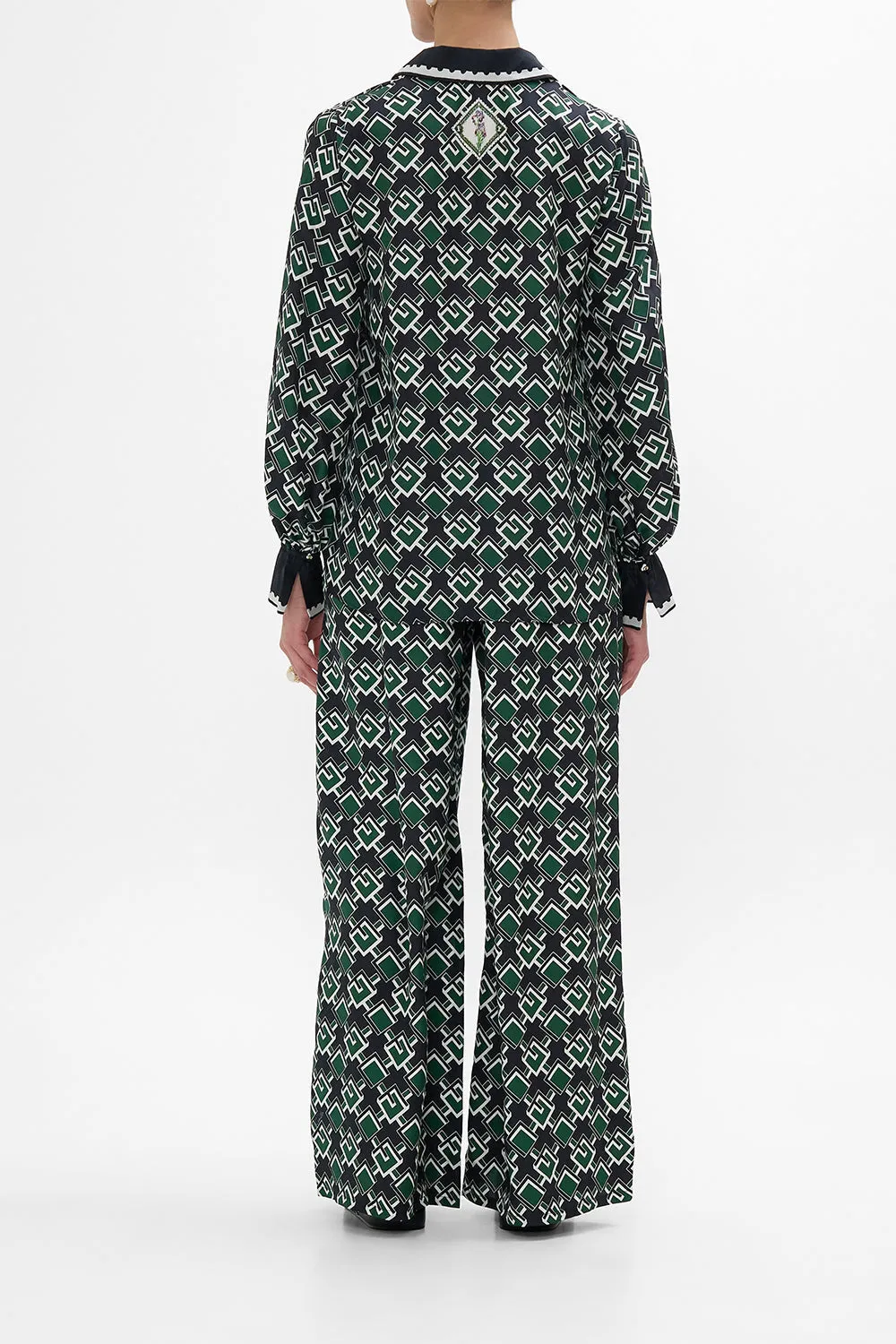 CURVED COLLAR BLOUSE WITH POCKETS MY PORTO PEN PAL sold by Camilla product image thumbnail 2