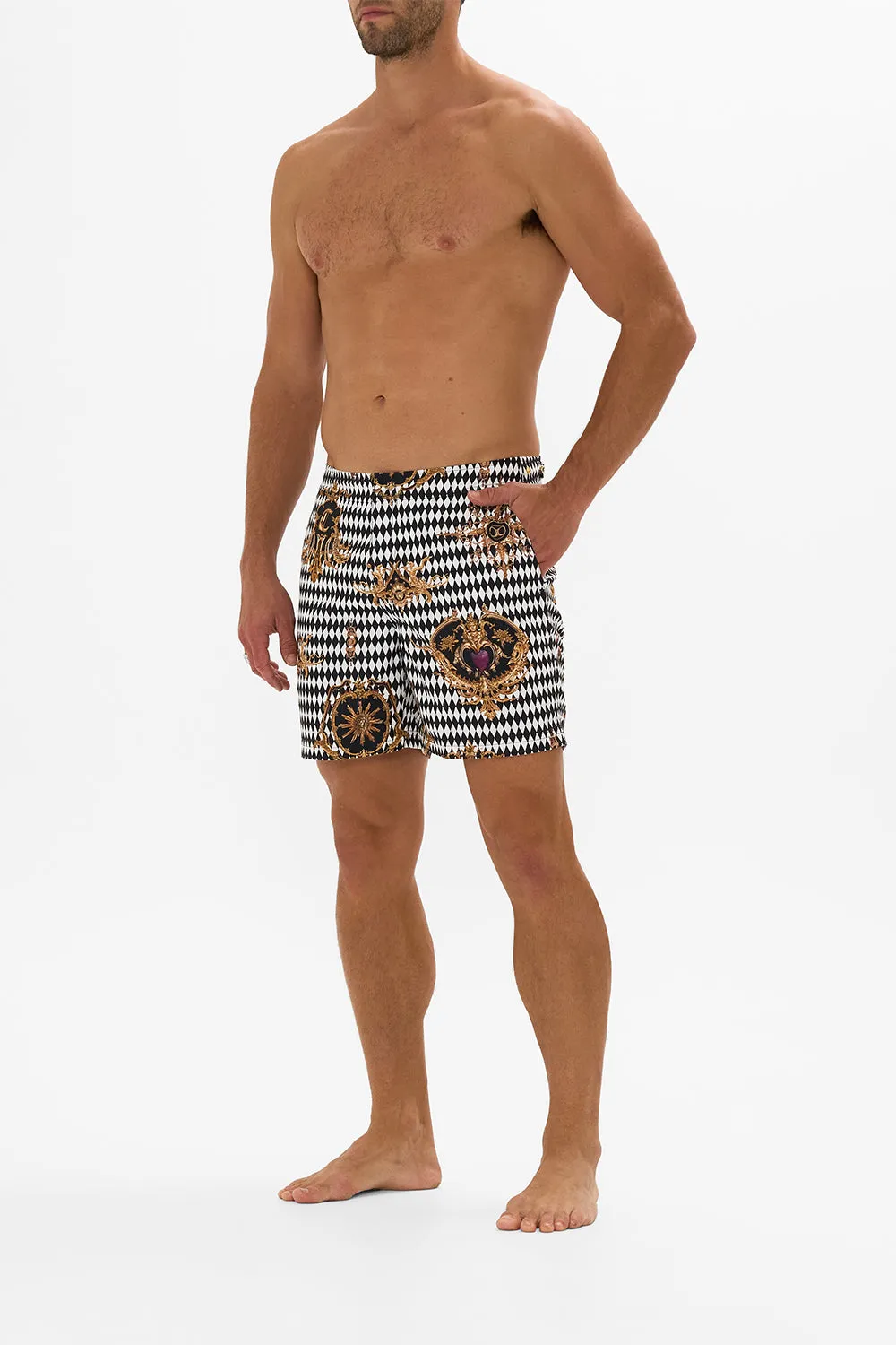 MID LENGTH SWIM SHORT MONARCHY MANIA sold by Camilla product image thumbnail 4