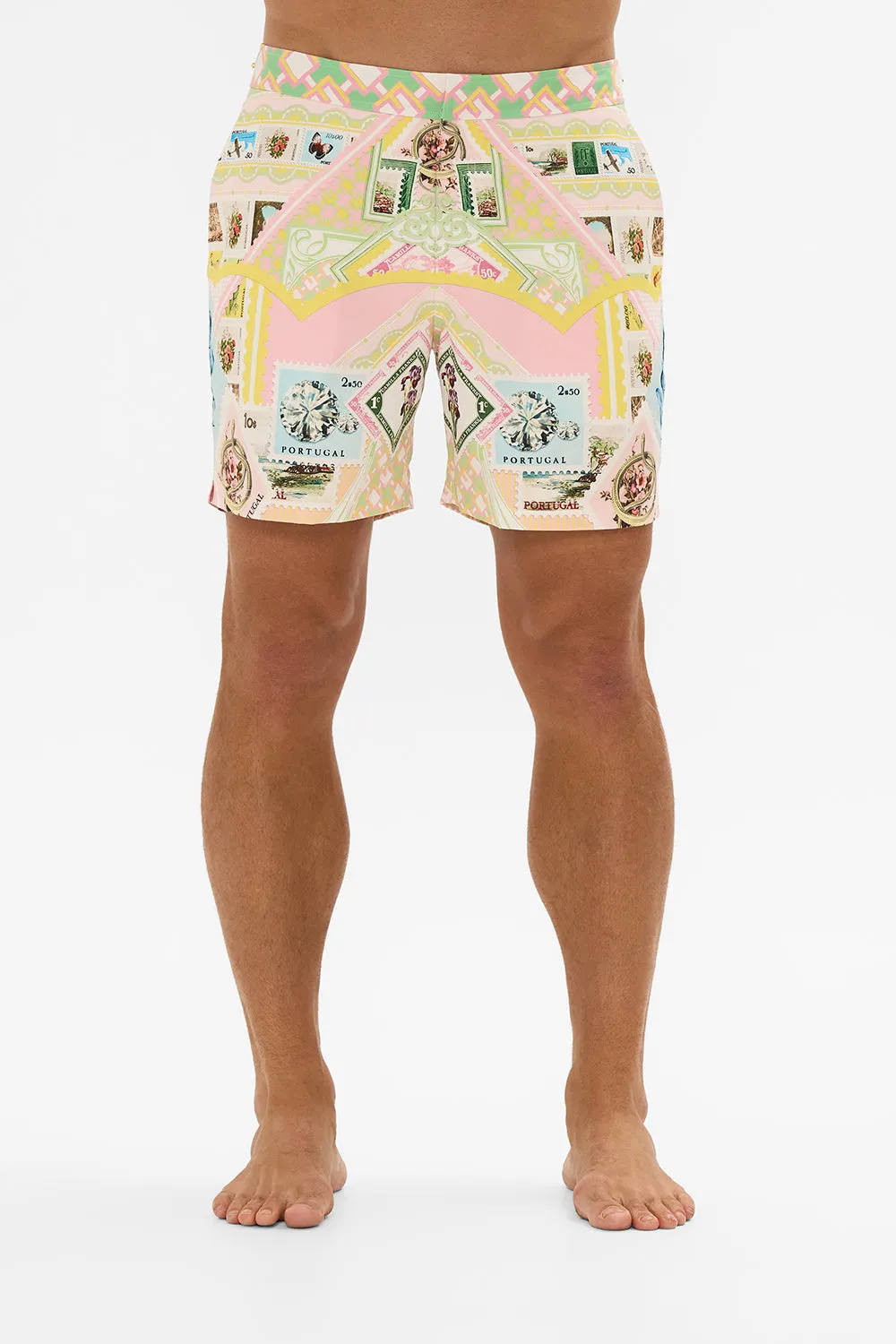 MID LENGTH SWIM SHORT WITH LOVE FROM LISBON sold by Camilla product image thumbnail 4