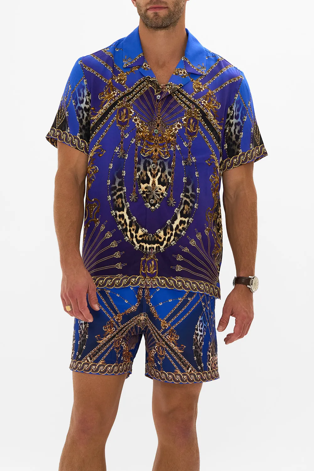 SHORT SLEEVE CAMP COLLARED SHIRT CARMO AND CARMELITAS sold by Camilla product image thumbnail 4