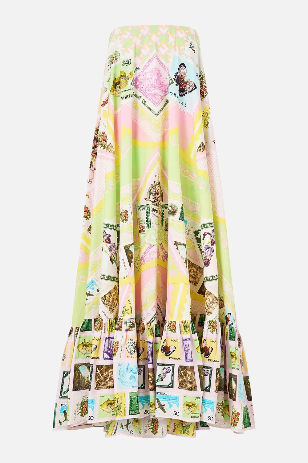 STRAPLESS MAXI WITH RUFFLE HEM WITH LOVE FROM LISBON sold by Camilla product image thumbnail 3