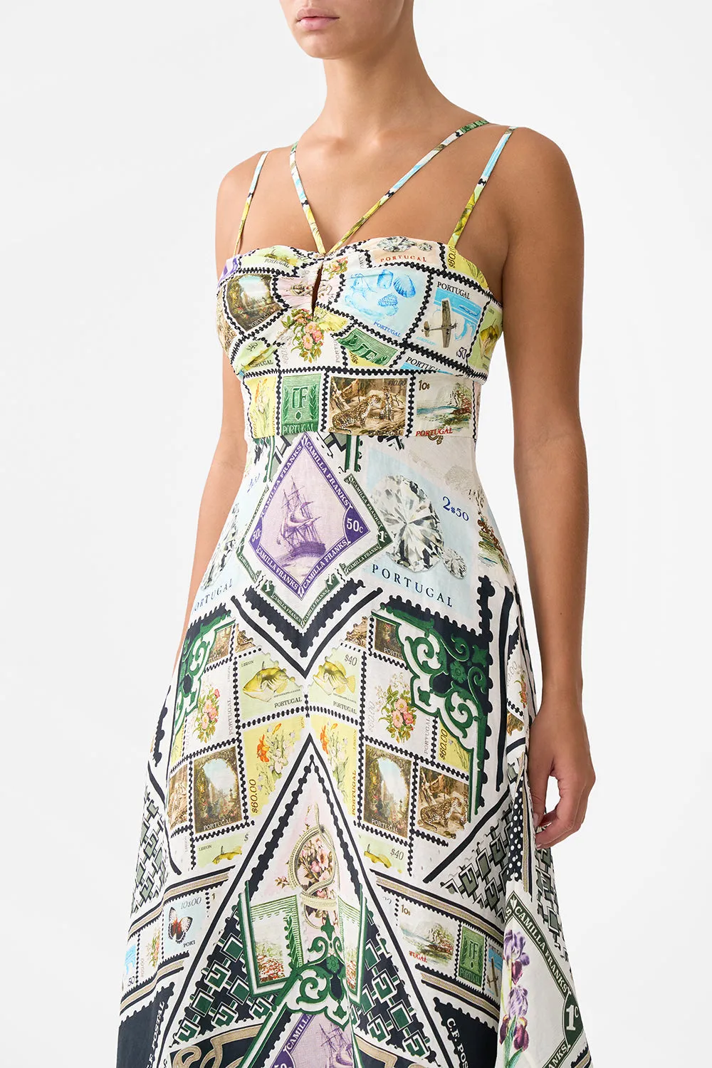 STRAP DETAIL DRESS MY PORTO PEN PAL sold by Camilla product image thumbnail 5