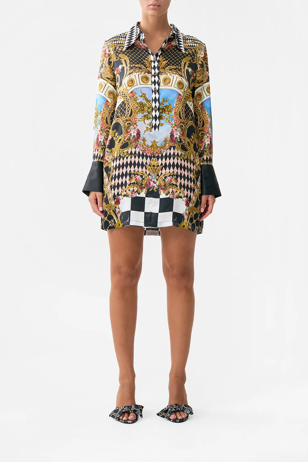 MINI SHIRT DRESS MONARCHY MANIA sold by Camilla