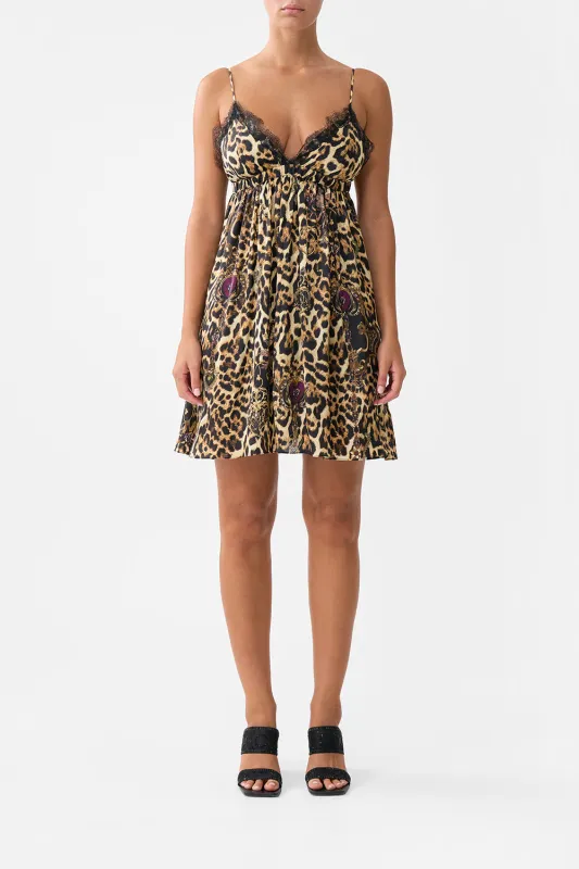 BRALETTE DETAIL SHORT DRESS SAINTS AND SISTERS sold by Camilla