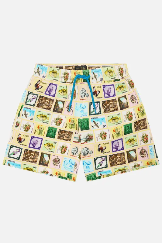 BOYS TRACK SHORT 4-10 WITH LOVE FROM LISBON sold by Camilla