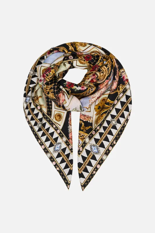 LARGE SQUARE SCARF MONARCHY MANIA sold by Camilla