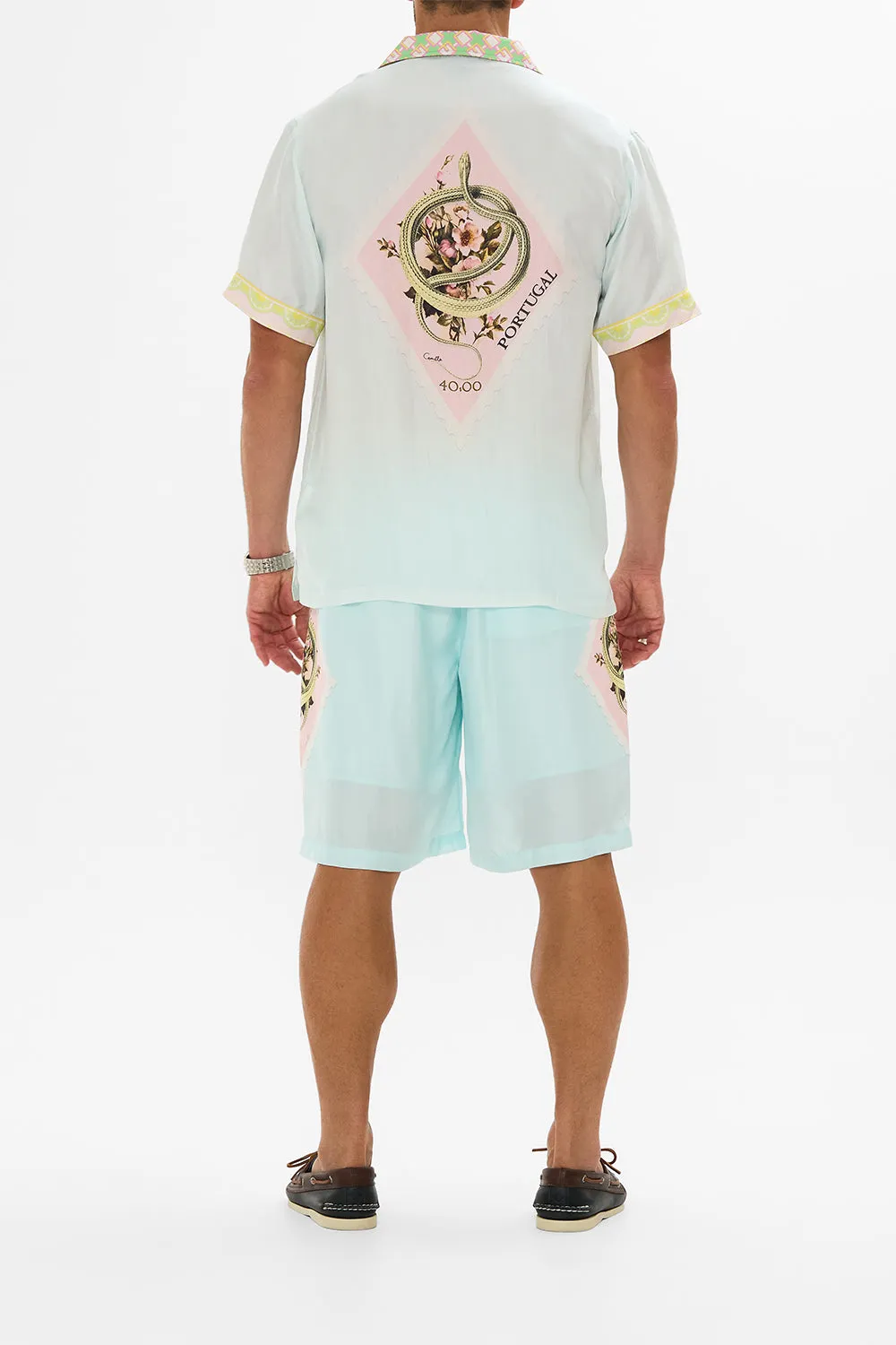 SHORT SLEEVE CABANA SHIRT WITH LOVE FROM LISBON sold by Camilla product image thumbnail 2