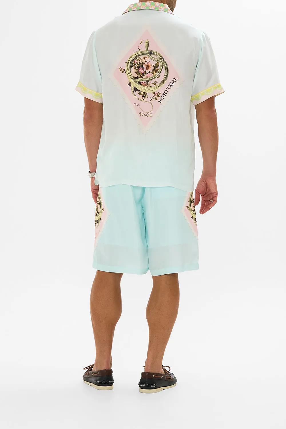 BAGGY MID LENGTH WALK SHORT WITH LOVE FROM LISBON sold by Camilla product image thumbnail 2