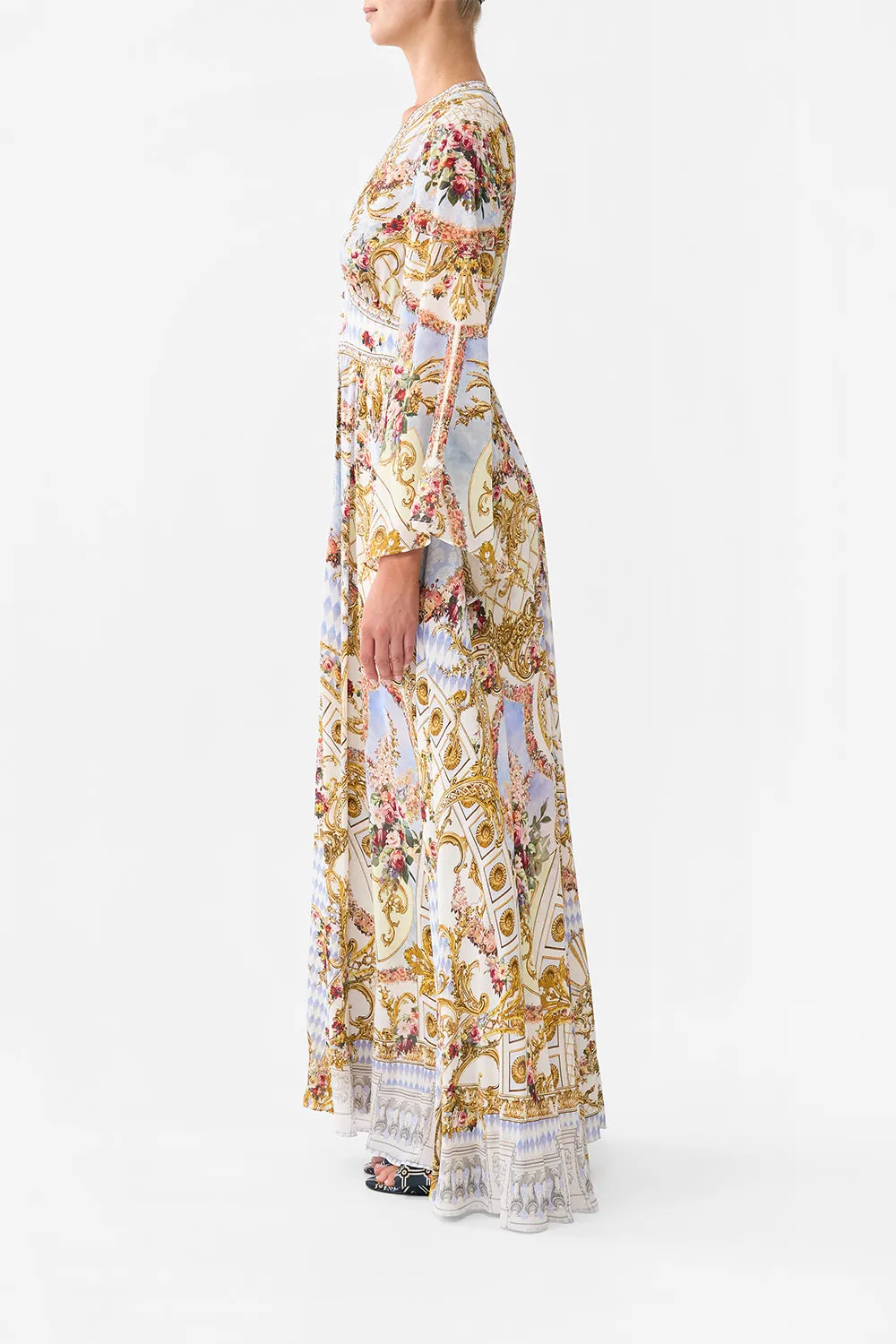 KIMONO SLEEVE DRESS WITH SHIRRING DETAIL THRONE GAMES sold by Camilla product image thumbnail 4