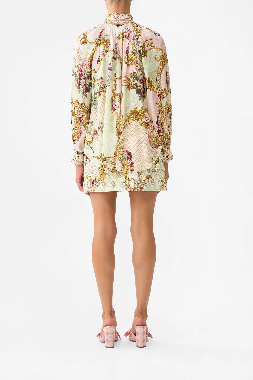 RAGLAN BUTTON UP SHIRT THE QUEENS QUARTERS sold by Camilla product image thumbnail 2