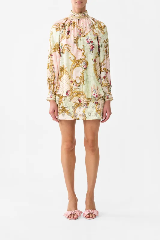 RAGLAN BUTTON UP SHIRT THE QUEENS QUARTERS sold by Camilla