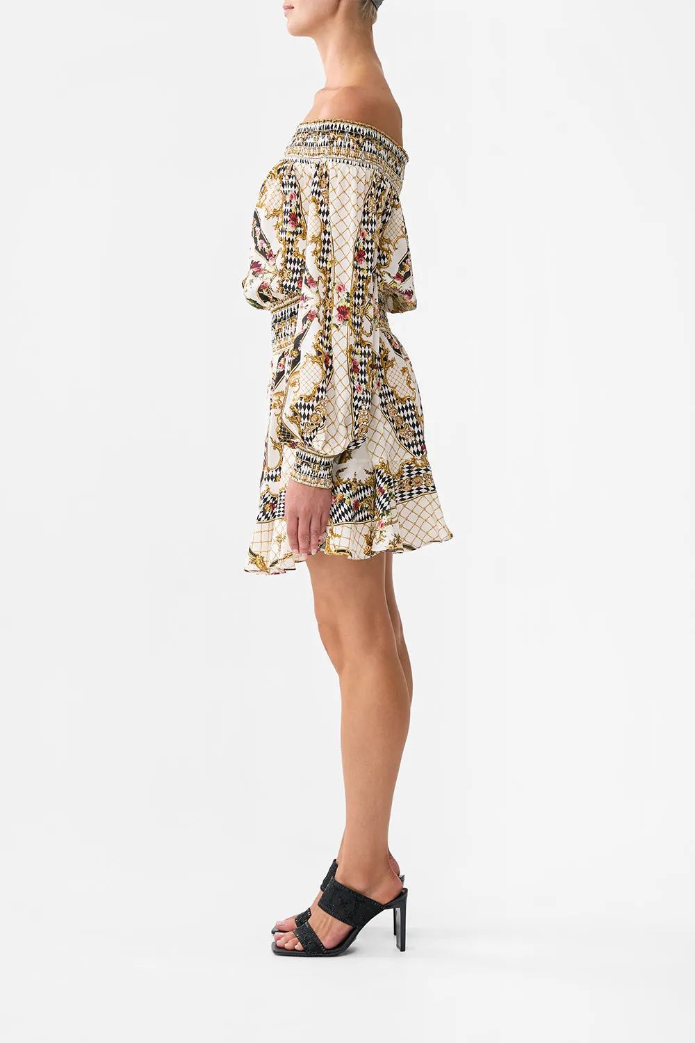 OFF SHOULDER SHORT DRESS ROCOCO GLOW sold by Camilla product image thumbnail 4