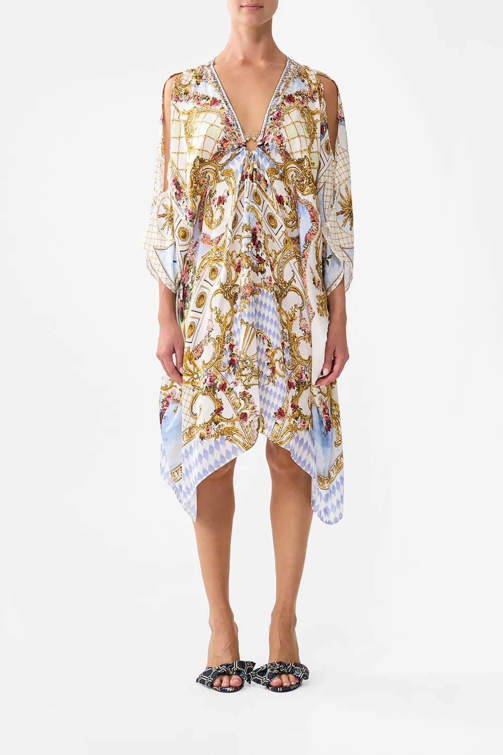 SHORT KAFTAN WITH HARDWARE THRONE GAMES sold by Camilla