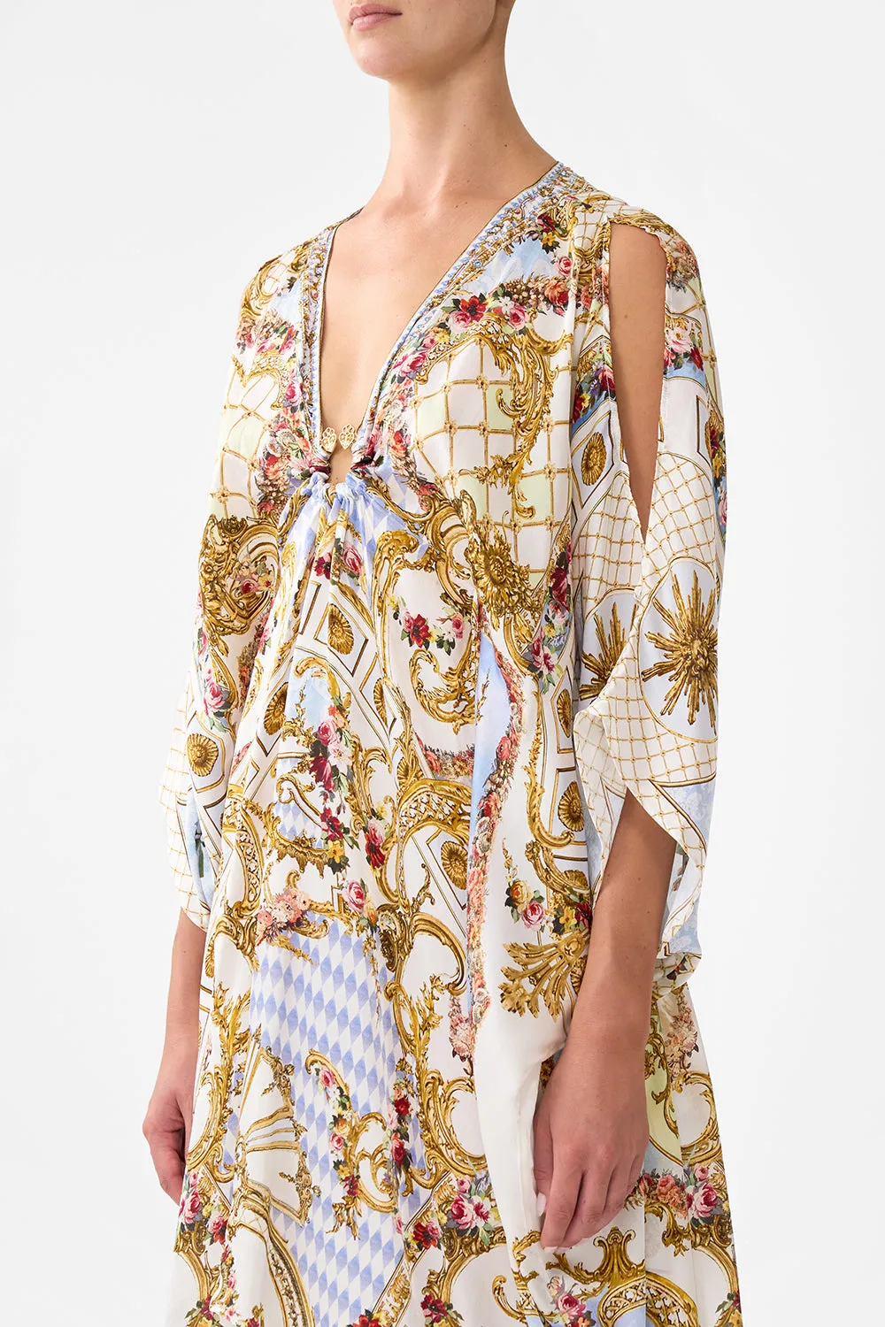 SHORT KAFTAN WITH HARDWARE THRONE GAMES sold by Camilla product image thumbnail 5