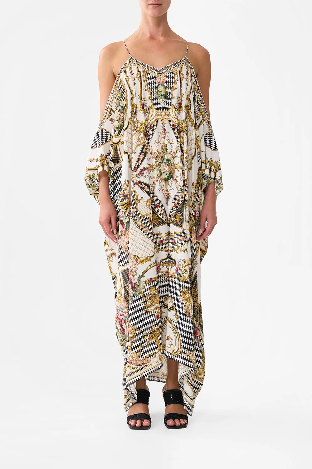 SHOESTRING STRAP KAFTAN ROCOCO GLOW sold by Camilla