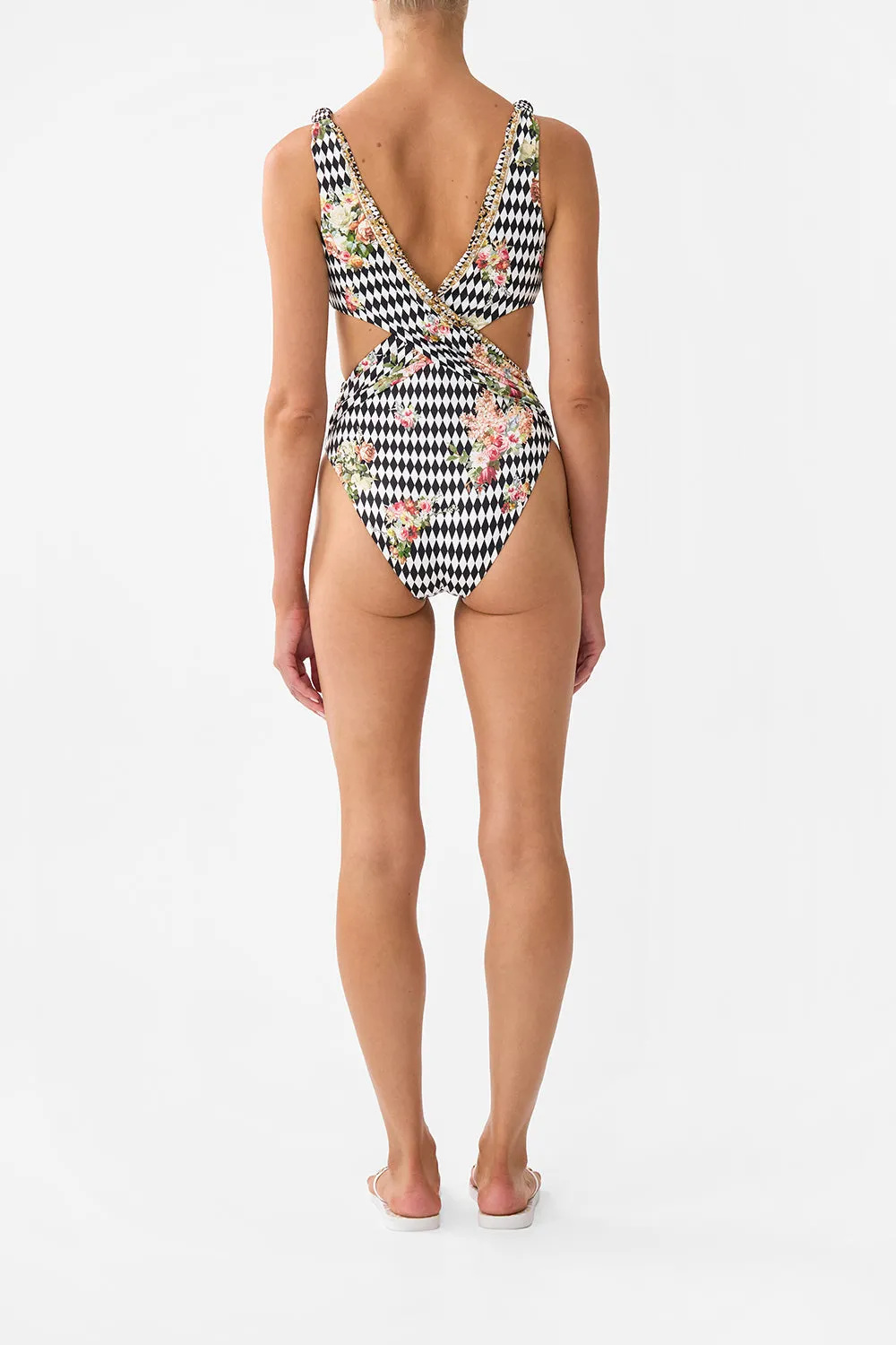 TWIST FRONT CUT OUT ONE PIECE ROCOCO GLOW sold by Camilla product image thumbnail 2