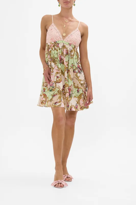 BRALETTE DETAIL SHORT DRESS THE QUEENS QUARTERS sold by Camilla