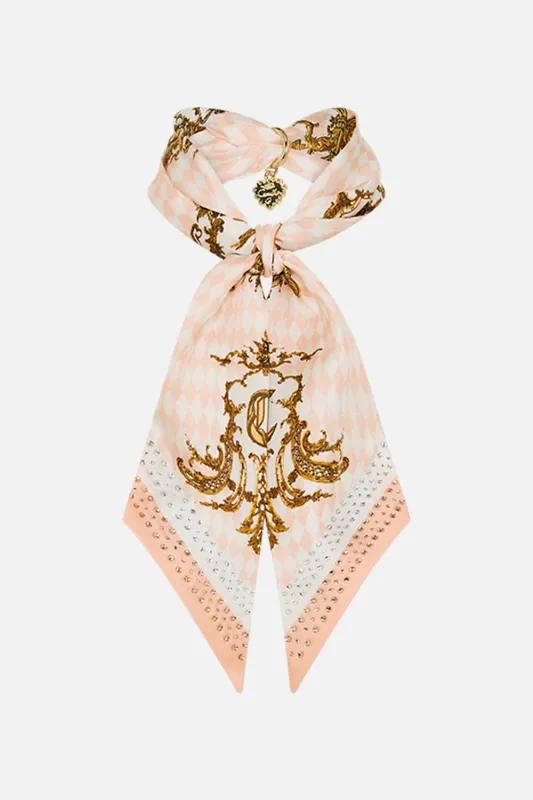 SKINNY NECK SCARF WITH TRINKET THE QUEENS QUARTERS sold by Camilla