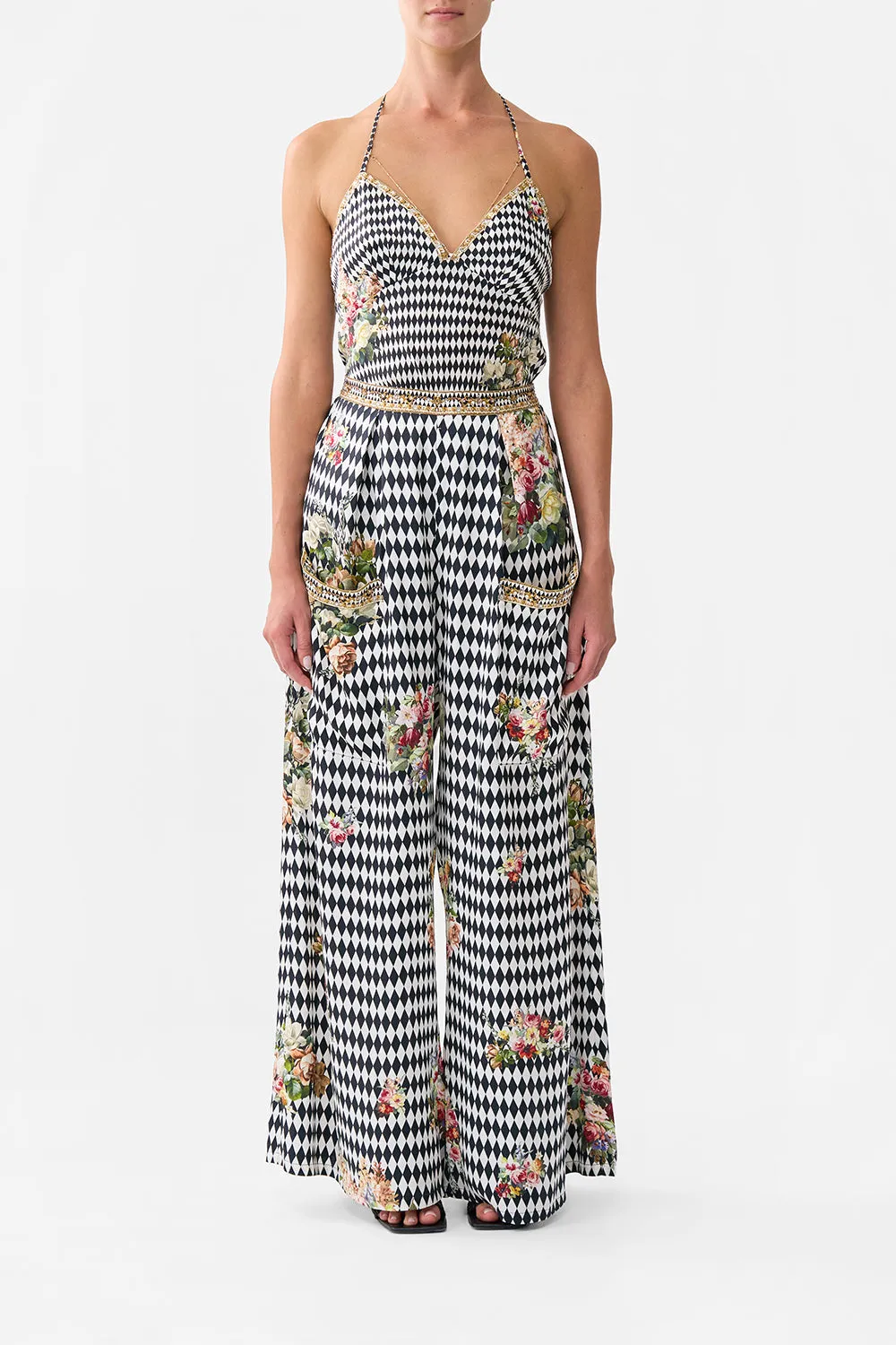 WIDE LEG TROUSER WITH FRONT POCKETS ROCOCO GLOW sold by Camilla