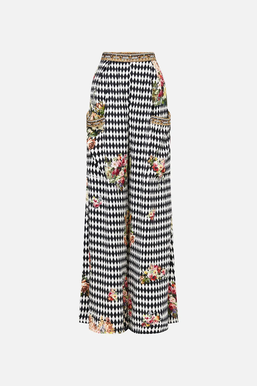 WIDE LEG TROUSER WITH FRONT POCKETS ROCOCO GLOW sold by Camilla product image thumbnail 3