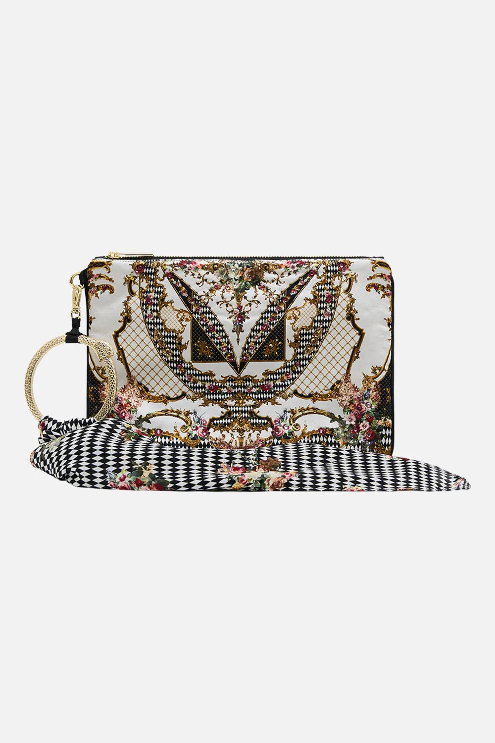 RING SCARF CLUTCH ROCOCO GLOW sold by Camilla