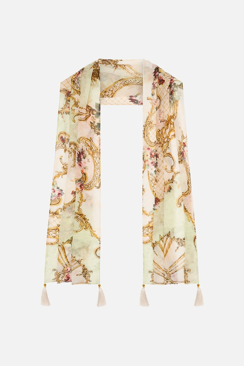 LONG SCARF THE QUEENS QUARTERS sold by Camilla