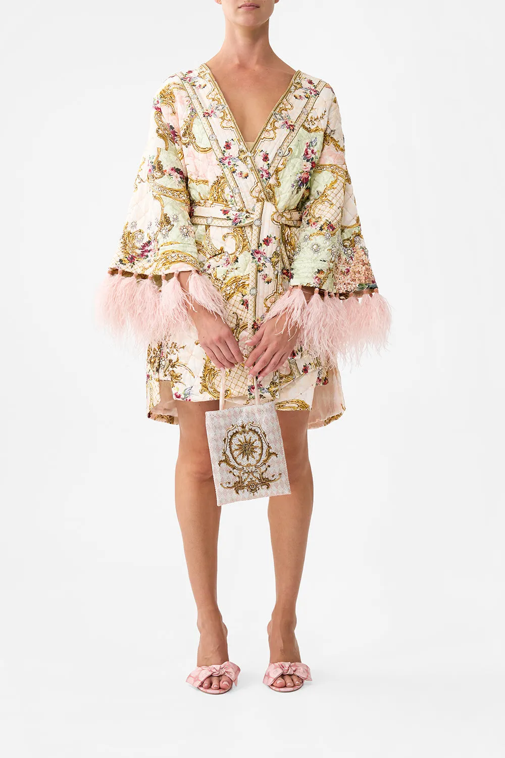 EMBELLISHED MINI TOTE THE QUEENS QUARTERS sold by Camilla product image thumbnail 4