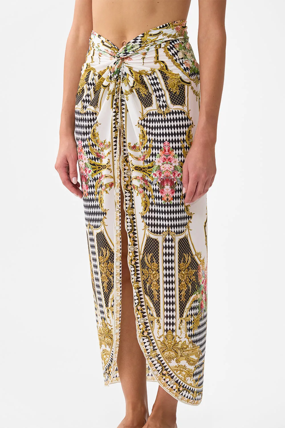 TWIST FRONT LONG SARONG ROCOCO GLOW sold by Camilla product image thumbnail 5