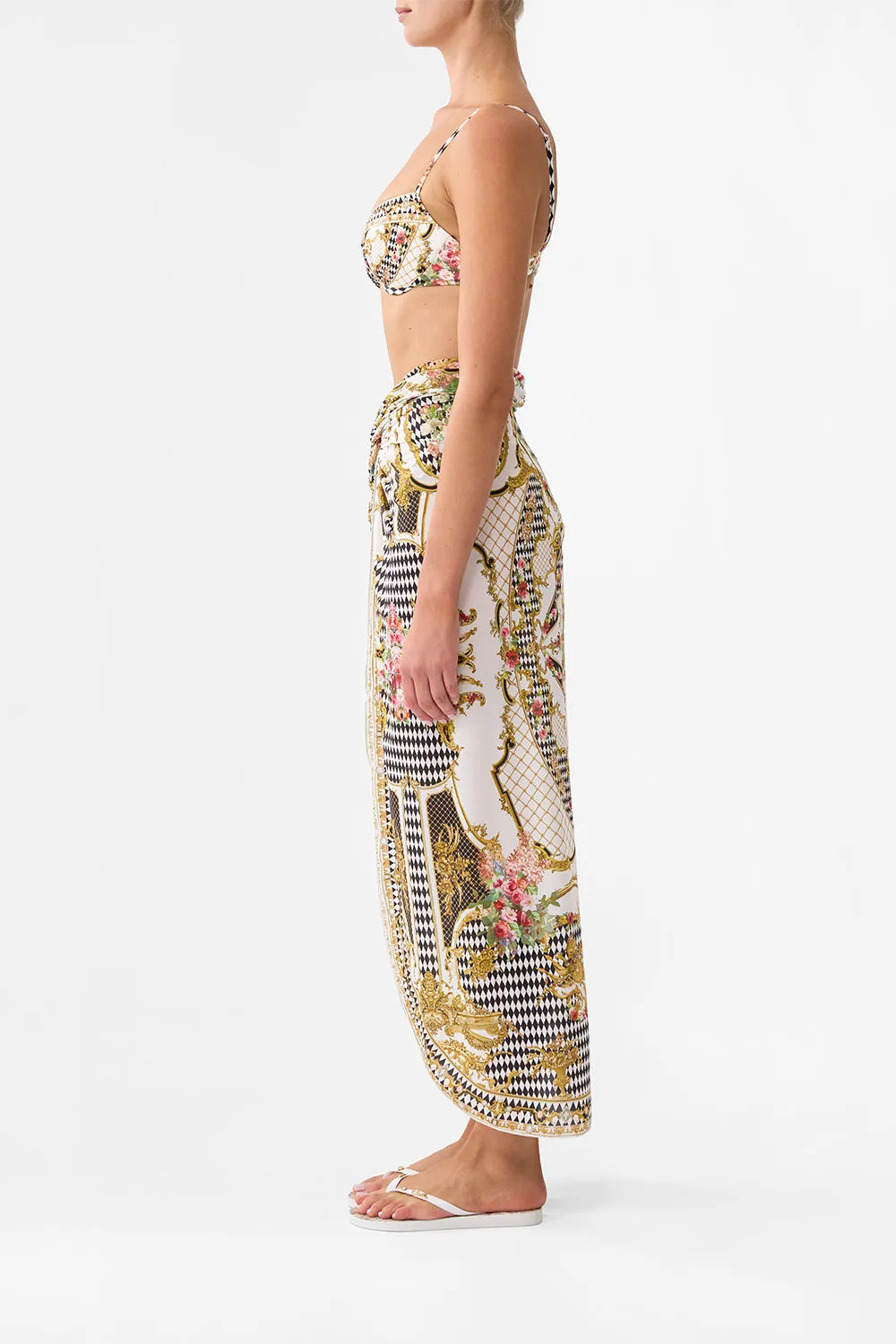 TWIST FRONT LONG SARONG ROCOCO GLOW sold by Camilla product image thumbnail 4