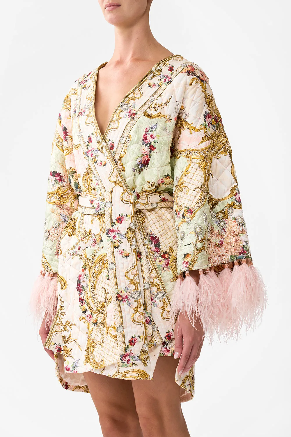 LAYER WITH TIE BELT AND FEATHERS THE QUEENS QUARTERS sold by Camilla product image thumbnail 5