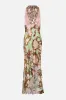BIAS HALTER DRESS WITH RUFFLE HEM THE QUEENS QUARTERS sold by Camilla