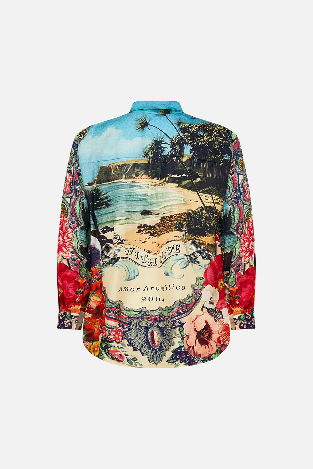 LONG SLEEVE OVERSIZED SHIRT BATHING BOMBSHELL sold by Camilla product image thumbnail 2