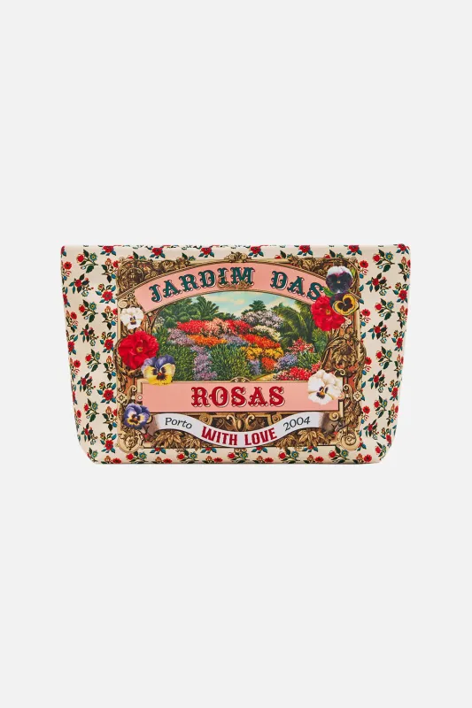 LARGE MAKEUP CLUTCH AROMATIC AMOR sold by Camilla