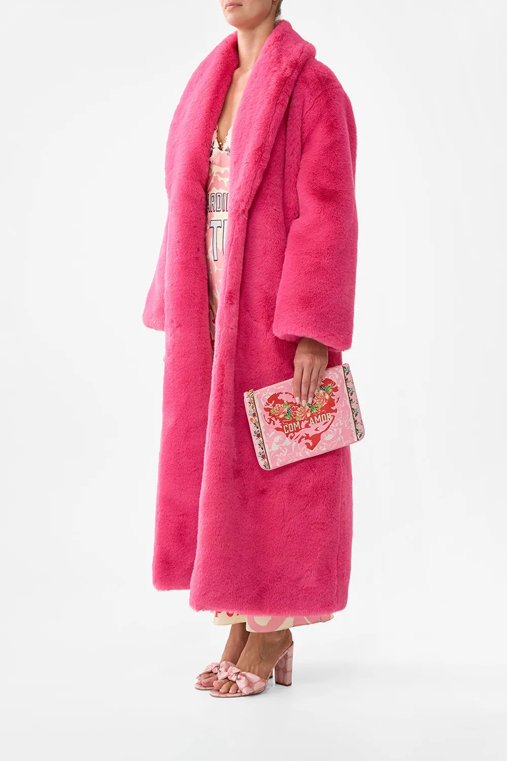 SMALL CANVAS CLUTCH PINK PORTO sold by Camilla product image thumbnail 4