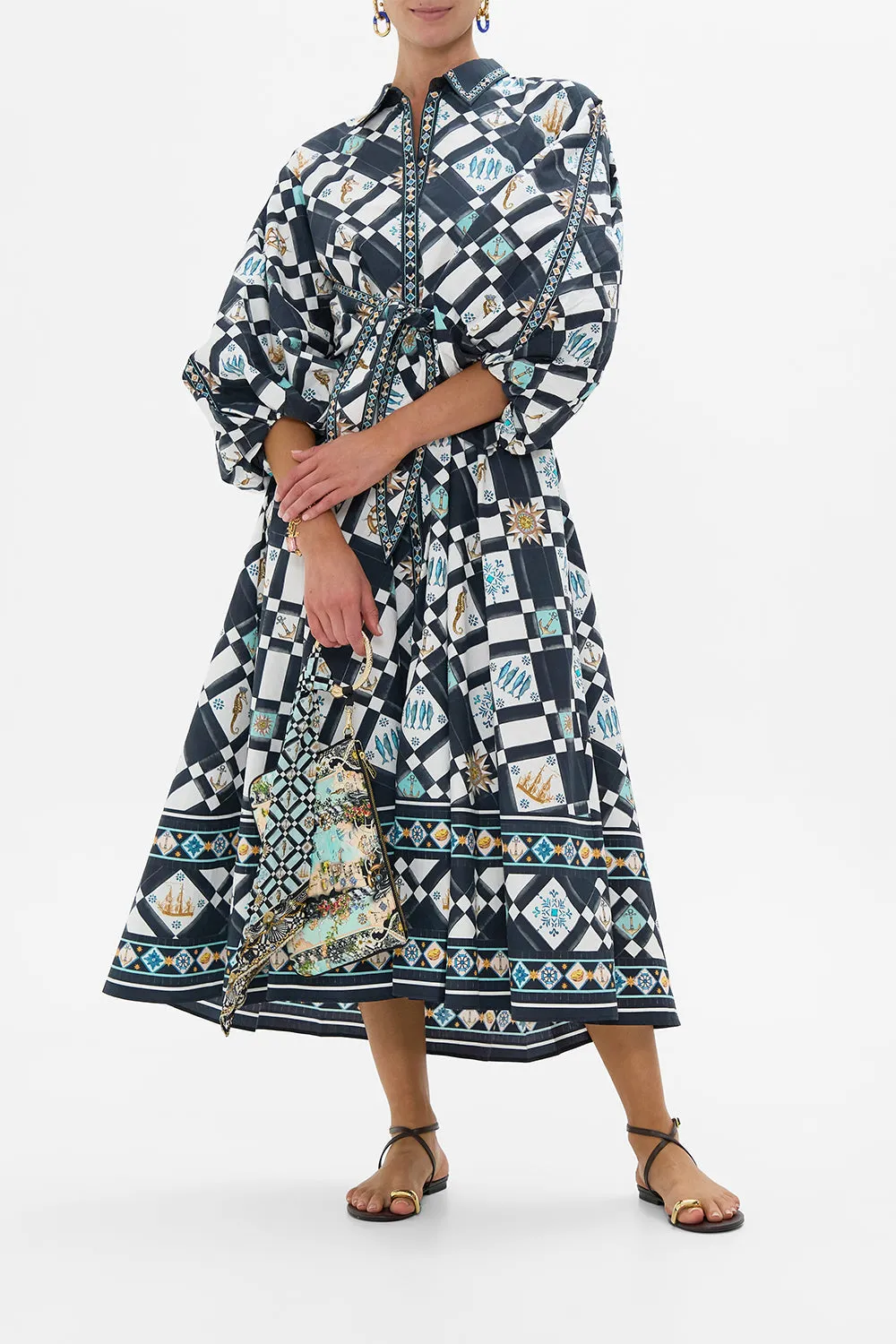 RING SCARF CLUTCH FOLK AFLOAT sold by Camilla product image thumbnail 3