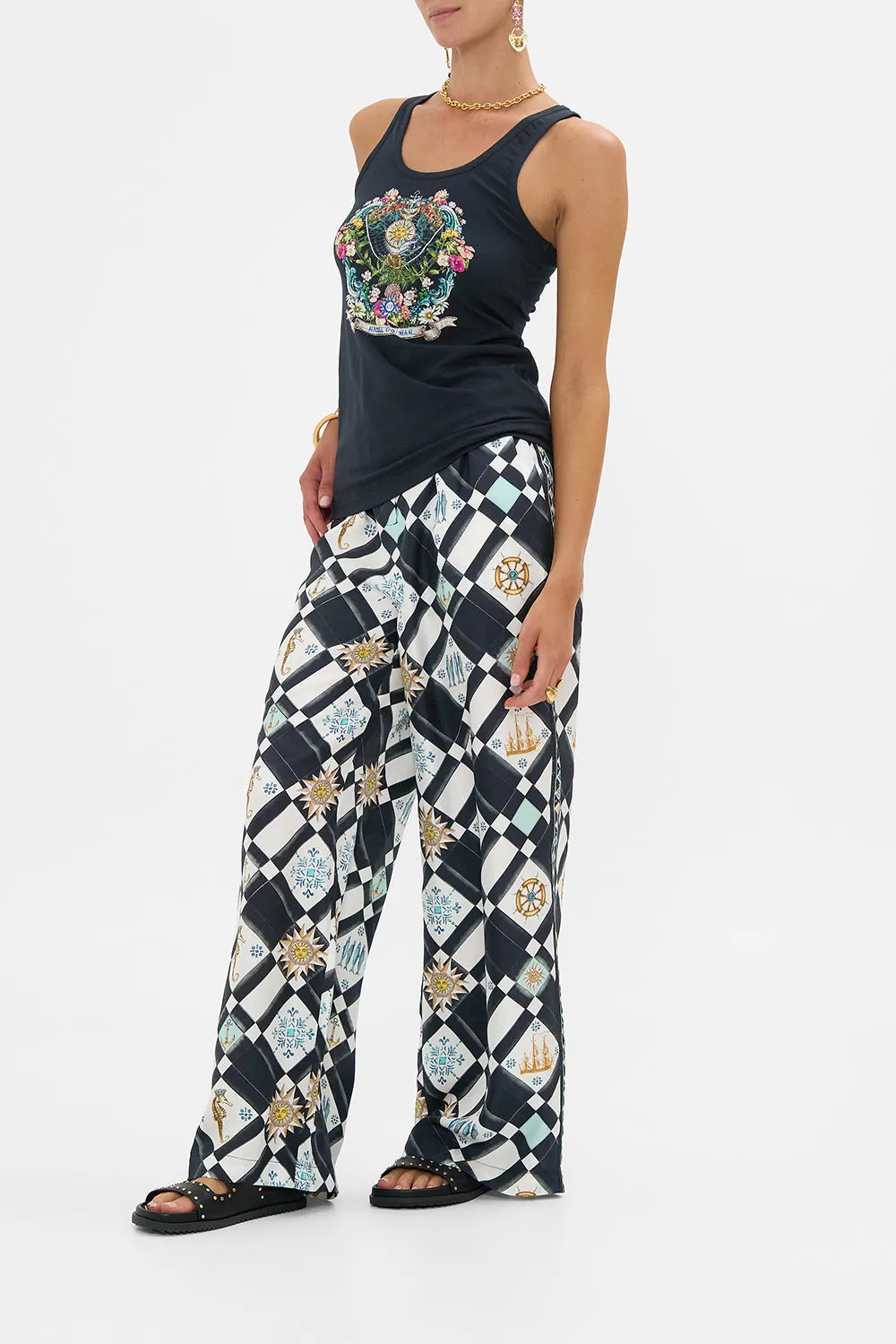 JERSEY SCOOP NECK TANK TOP FOLK AFLOAT sold by Camilla product image thumbnail 4