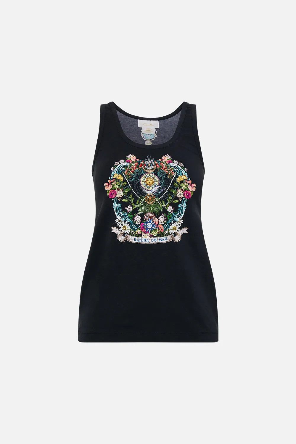 JERSEY SCOOP NECK TANK TOP FOLK AFLOAT sold by Camilla product image thumbnail 3