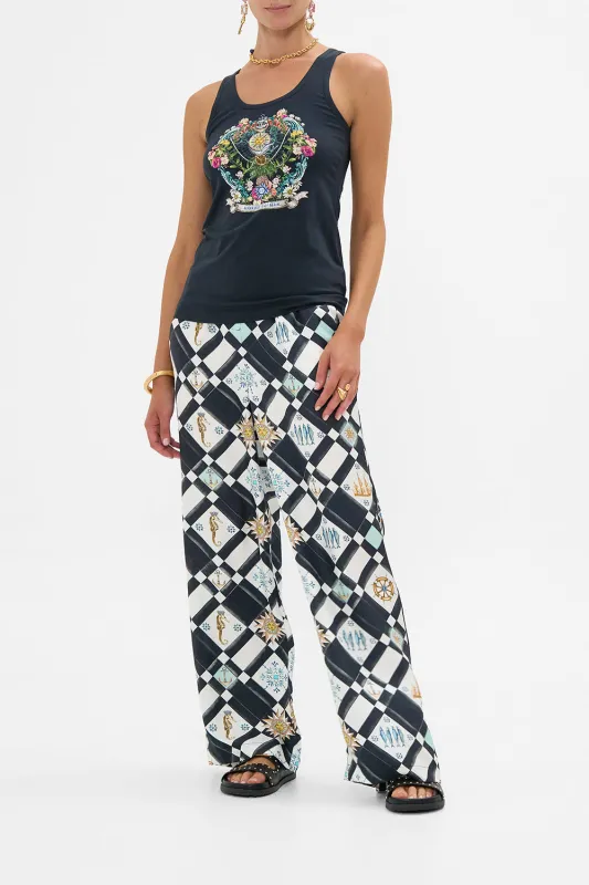 JERSEY SCOOP NECK TANK TOP FOLK AFLOAT sold by Camilla