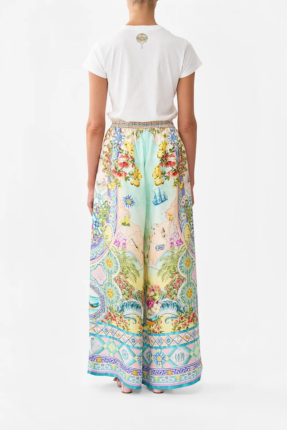 WIDE LEG TROUSER WITH FRONT POCKETS JUST COASTING sold by Camilla product image thumbnail 2