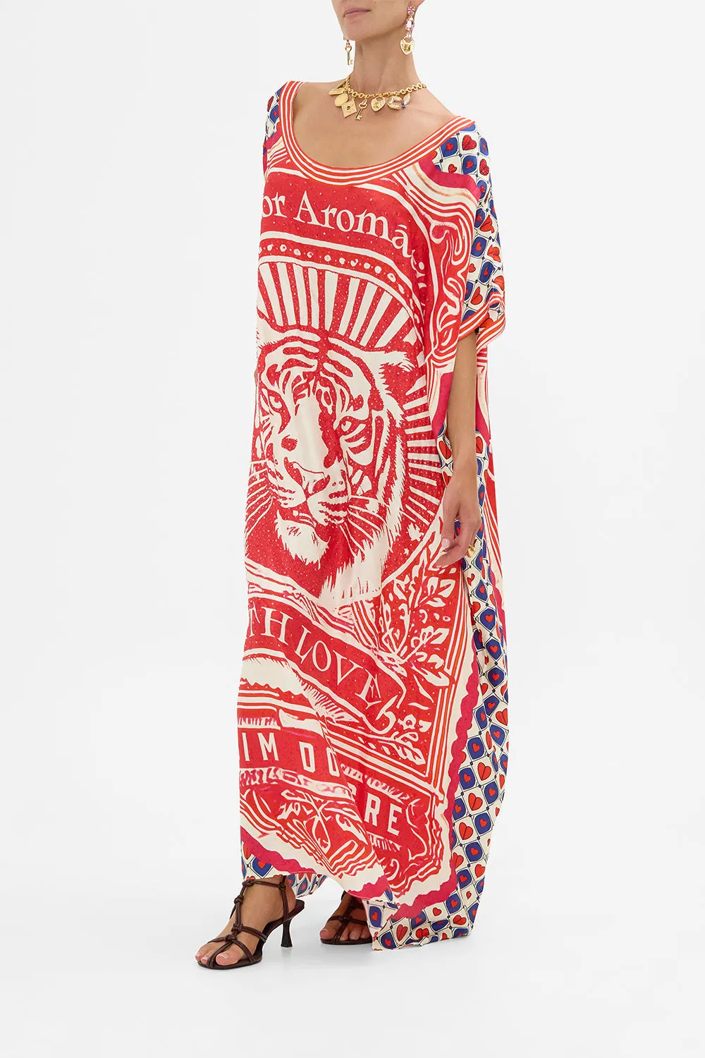 ROUND NECK KAFTAN RINSE & ROAR sold by Camilla product image thumbnail 4