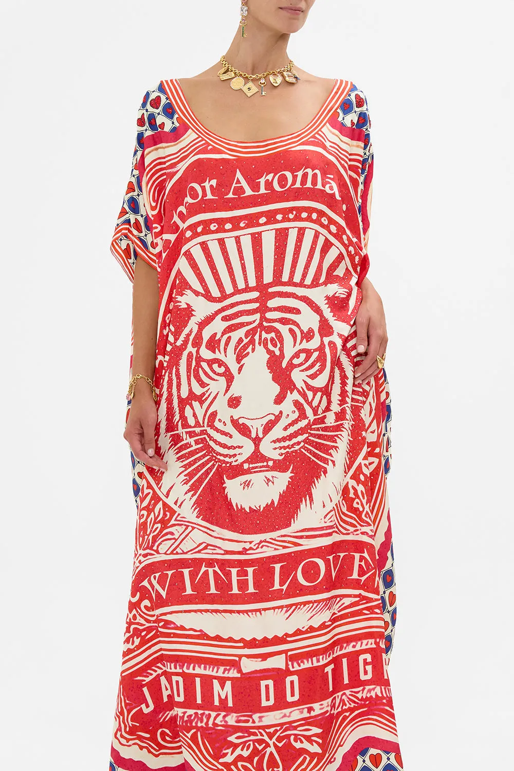 ROUND NECK KAFTAN RINSE & ROAR sold by Camilla product image thumbnail 5