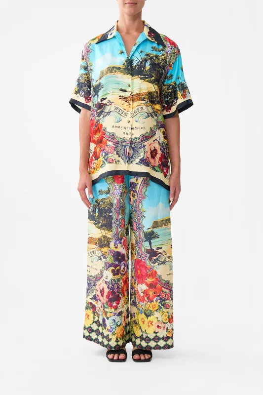 OVERSIZED SHIRT WITH POCKET BATHING BOMBSHELL sold by Camilla