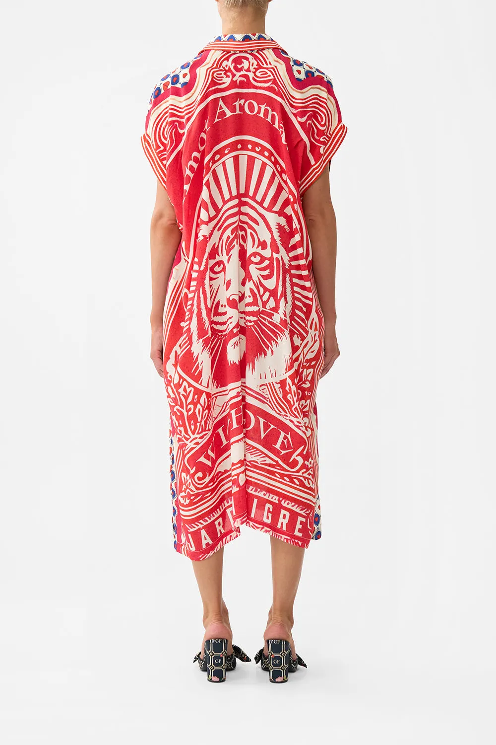 SLEEVELESS SHIRTDRESS RINSE & ROAR sold by Camilla product image thumbnail 2